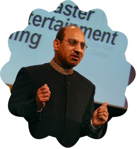 Zulfi Hussain at a Global Promise event